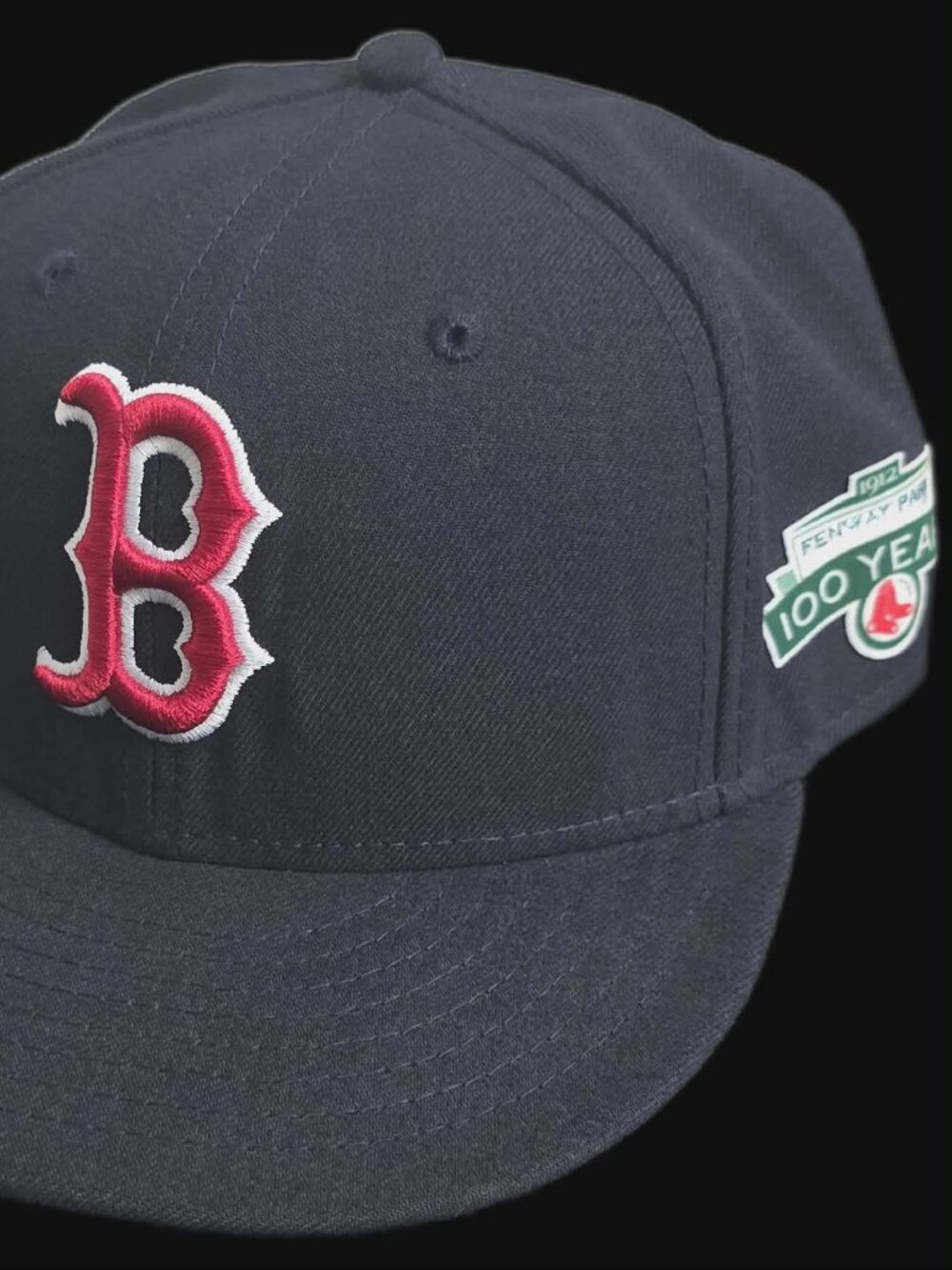 Boston Red Sox Fenway Park 100 Years New Era 59FIFTY Fitted Cap Navy Size 7 1/8